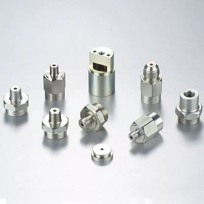 أجزاء التصنيع باستخدام الحاسب الآلي الفضية عالية الدقة بأكسيد أجزاء الطحن CNC